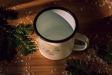 Load the image into the gallery viewer, Retro-Tasse – Emaille, 350 ml