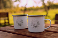 Load the image into the gallery viewer, Retro-Tasse – Emaille, 350 ml