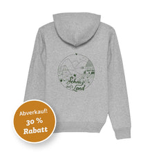 Lade das Bild in den Galerie-Viewer, Hoodie "Kuh Helga", hellgrau (unisex) – Abverkauf