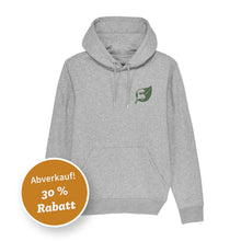 Lade das Bild in den Galerie-Viewer, Hoodie "Kuh Helga", hellgrau (unisex) – Abverkauf